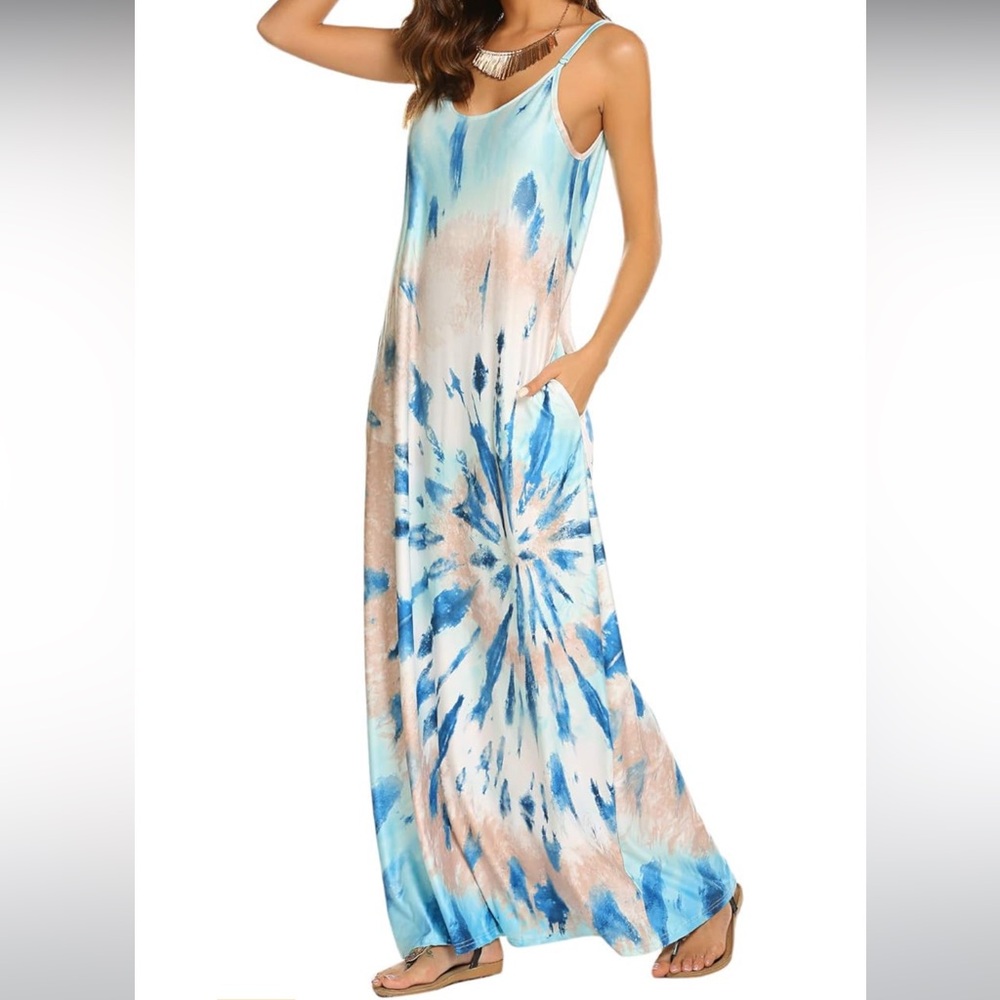 Bohemian Maxi Sun Dress NWT